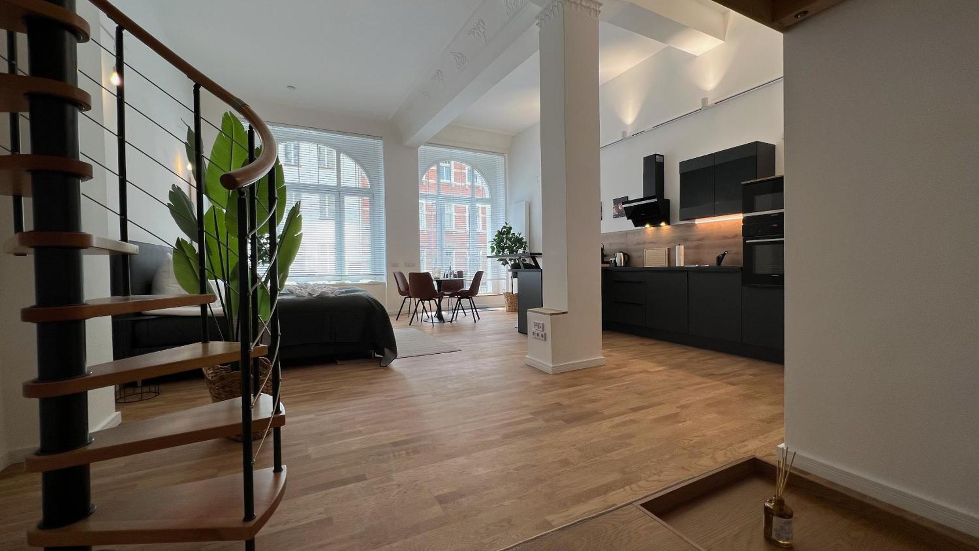 Neu! City-Loft-Apartment Im Goethe Palais I 5P I Lift I Parkplatz I Zentrum I Helios Aue  Exterior foto